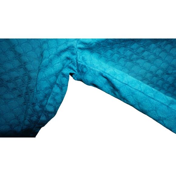 Cartonnier Charlie Ankle Pants Teal Textured Snake Print Women’s 8 - Picture 10 of 10